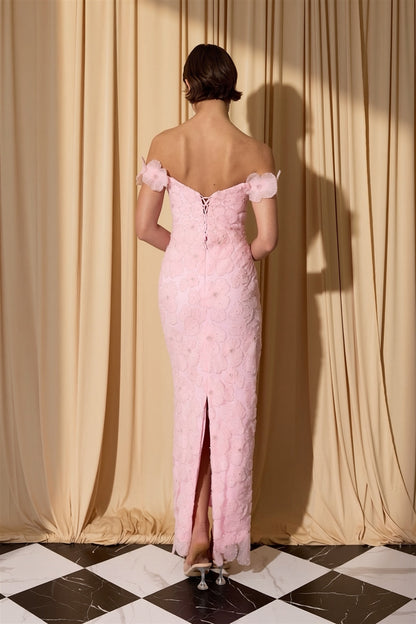 3-D Floral Lace Off-The Shoulders