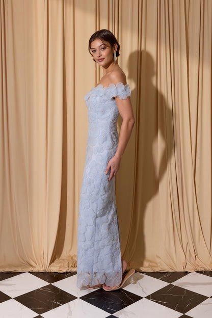 3-D Floral Lace Off-The Shoulders