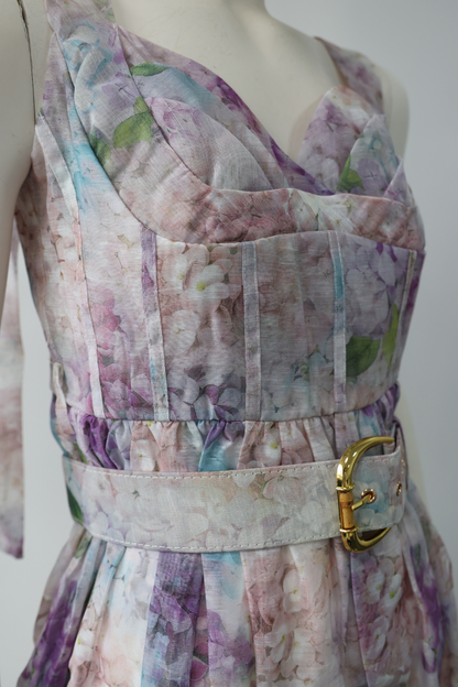 Floral Bustier Dress