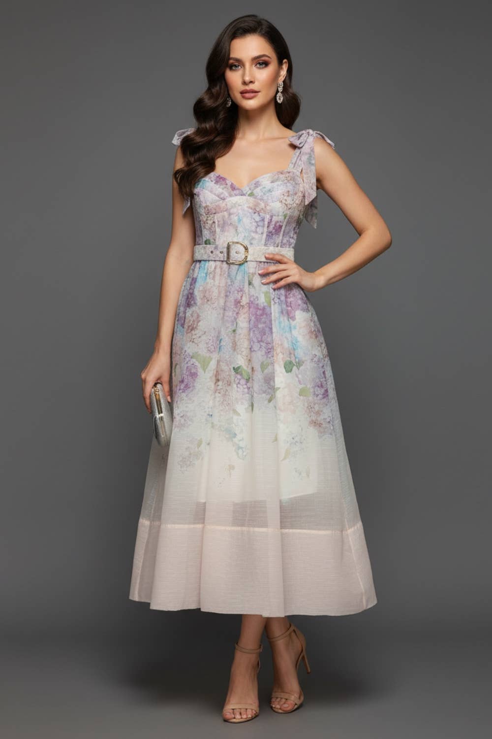 Floral Bustier Dress