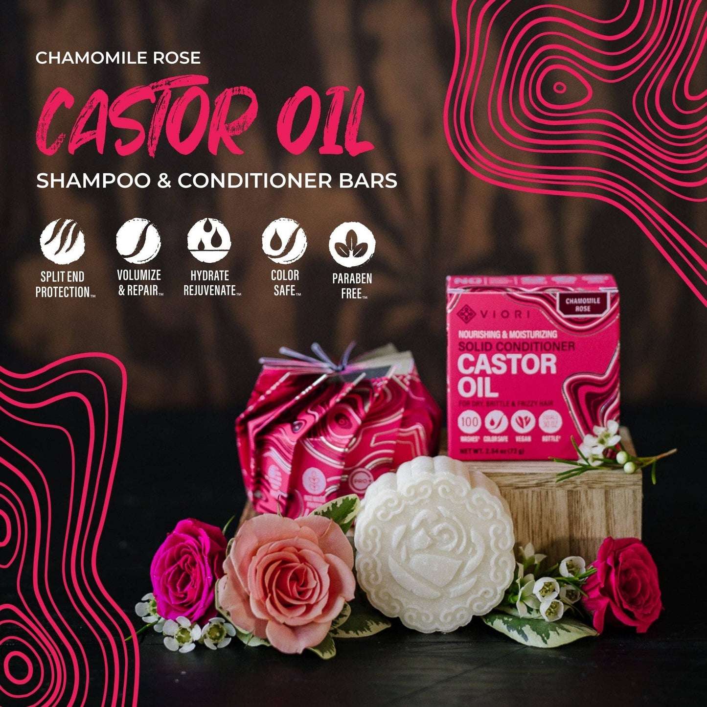 Viori Castor Oil Shampoo Bars