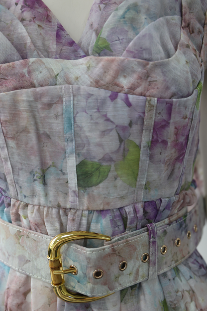 Floral Bustier Dress