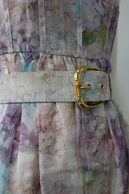 Floral Bustier Dress
