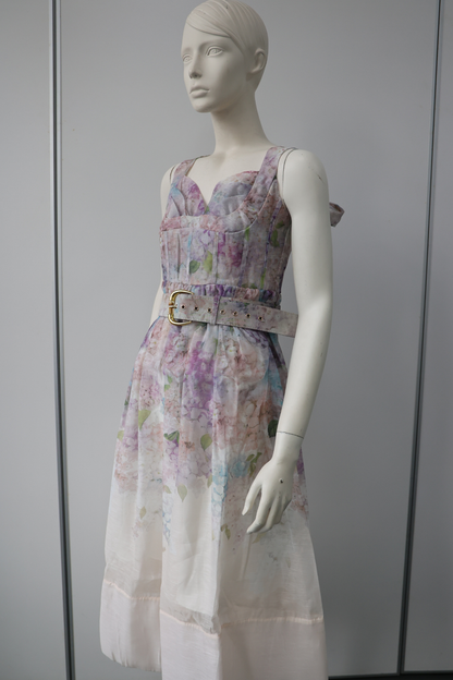 Floral Bustier Dress