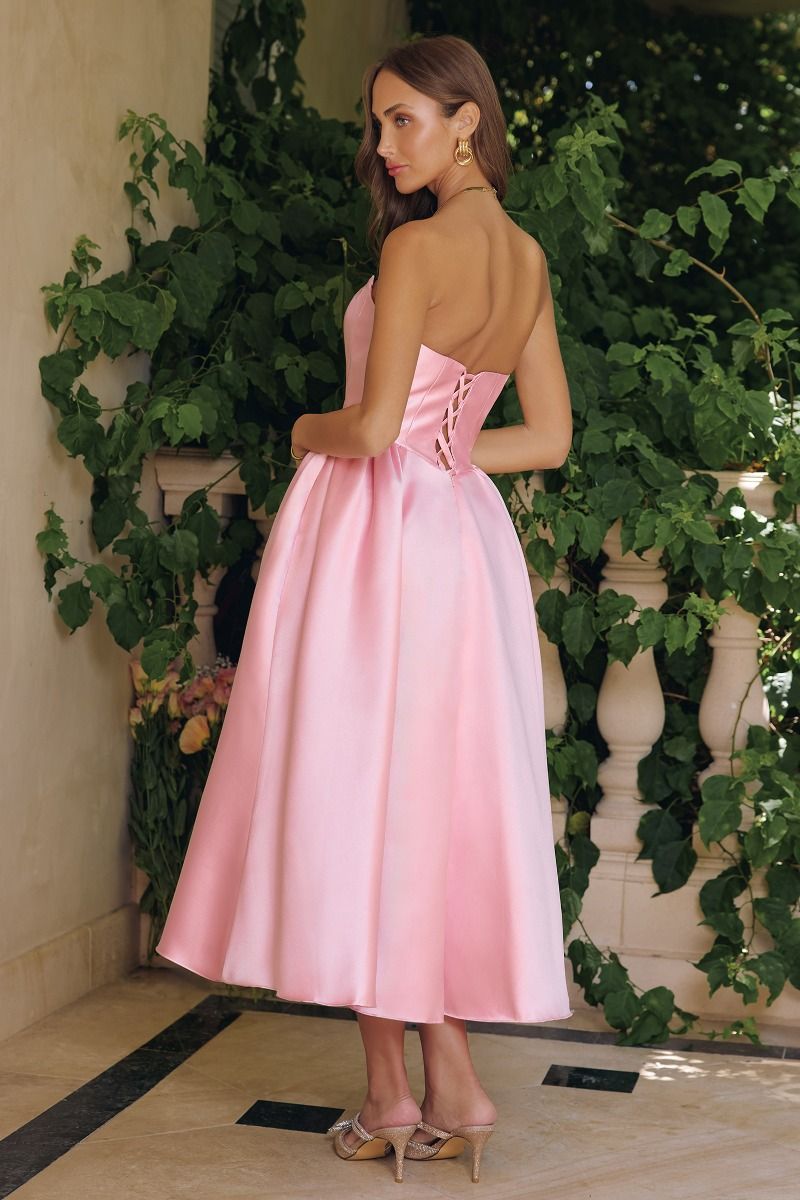 T822 Fit and Flare Midi Dress