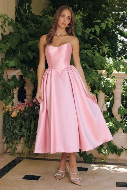 T822 Fit and Flare Midi Dress