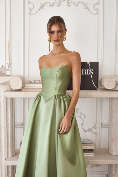 T822 Fit and Flare Midi Dress